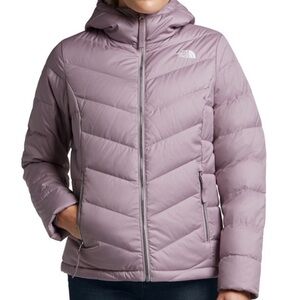 The North Face Women's Alpz Luxe Hooded Jacket mauve purple xl Sherpa lined
